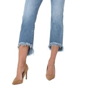 Liverpool crop flare jeans